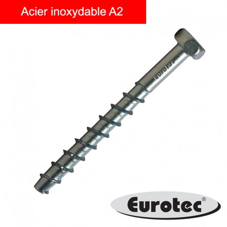 Vis pour béton Rock Bi-métal A2 - EUROTEC